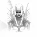 cyberpunk 2077 tattoo design idea