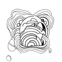 sleeping through reality tattoo design idea