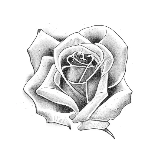 A fine line tattoo containing the word 'yayo' and a  rose tattoo design idea