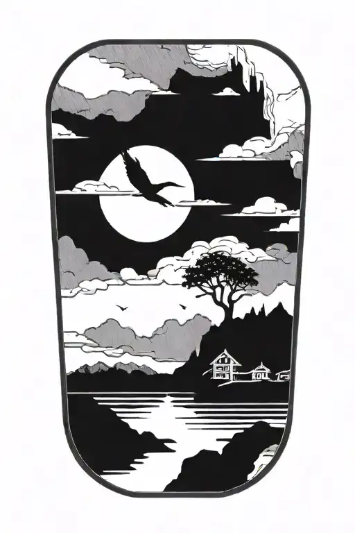 so great and small tattoo design idea