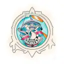 concha tattoo design idea