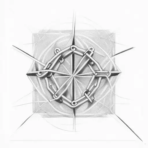 A broken chain, not from impact but with one link separating from the others.  	•	There is no tattoo design idea