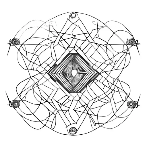 A broken chain, not from impact but with one link separating from the others. 	•	Not obligated to be 4/5. 	•	There is no tattoo design idea