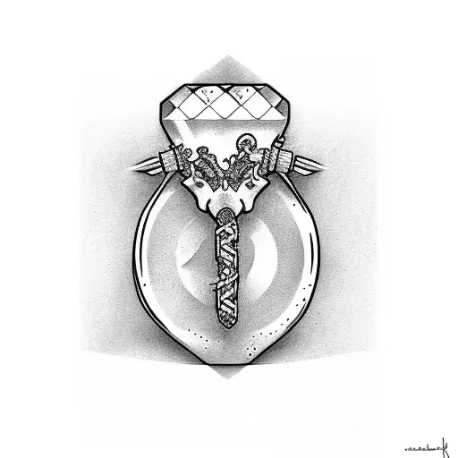 He went to Jared, I went to the bar tattoo design idea