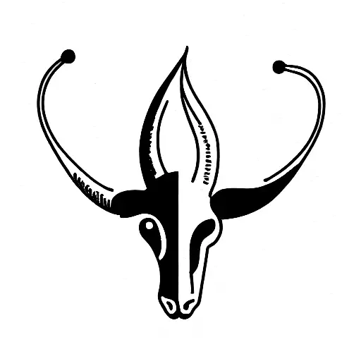 capricorn tattoo design idea