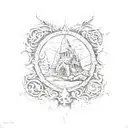 Skyrim tattoo design idea