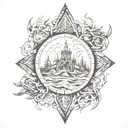 Skyrim tattoo design idea