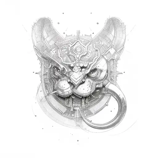 heavy metal sleeve  tattoo design idea