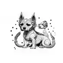 cerberus tattoo design idea