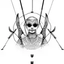 zen and the art of archery tattoo design idea