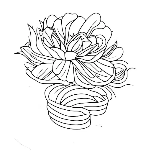 ramo de flor  tattoo design idea