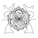 ramo de flor  tattoo design idea