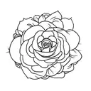 ramo de flor  tattoo design idea