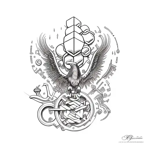 business tattoo design idea