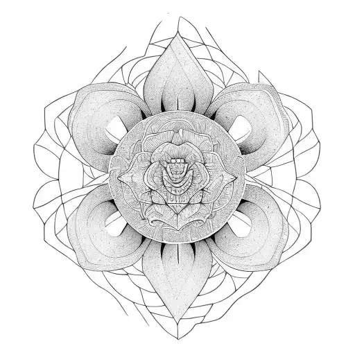 violet tattoo design idea