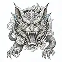 Gojo Satoru tattoo design idea