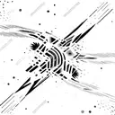 A diverse group of speedskaters gliding through a rainbow-colored ice rink tattoo design idea