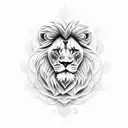 rose, lion, 5, family tattoo design idea