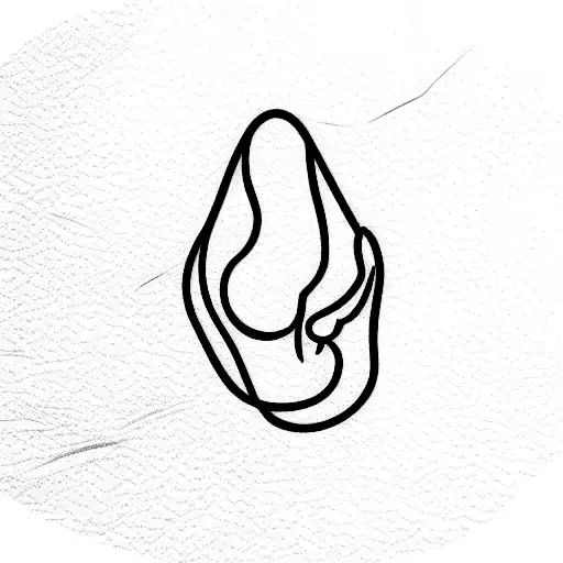 kidney tattoo design idea