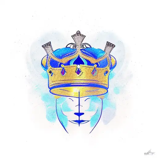 King's Crown tattoo design idea