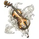 cello, music tattoo design idea