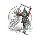 Medieval Knight tattoo design idea