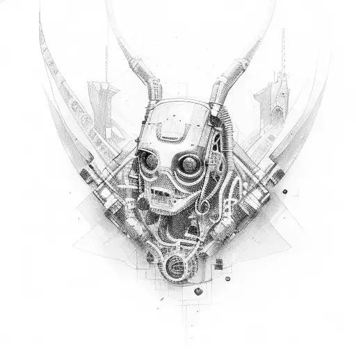 Cyberpunk edgerunners Lucy tattoo design idea