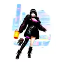 Cyberpunk edgerunners Lucy tattoo design idea