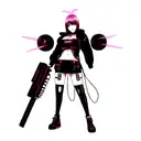 Cyberpunk edgerunners Lucy tattoo design idea