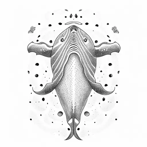 Whale tattoo design idea