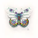 Bolivia + butterfly tattoo design idea