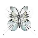 Bolivia + butterfly tattoo design idea