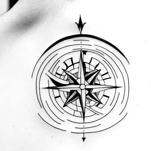 Compass Tattoo Designs | TattooMenu