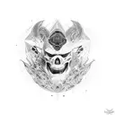 Dodge charger  tattoo design idea