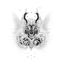 Dodge charger  tattoo design idea