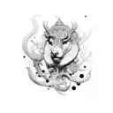 Qos bbc blacked tattoo design idea