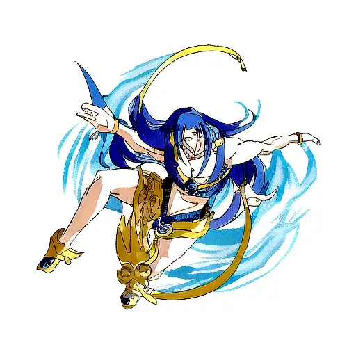 Libra zodiac sign with a blue dragon tattoo design idea