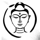 Buddha tattoo design idea