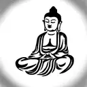 Buddha tattoo design idea