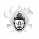 Buddha tattoo design idea