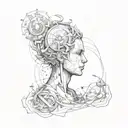 Mind Over Matter tattoo design idea