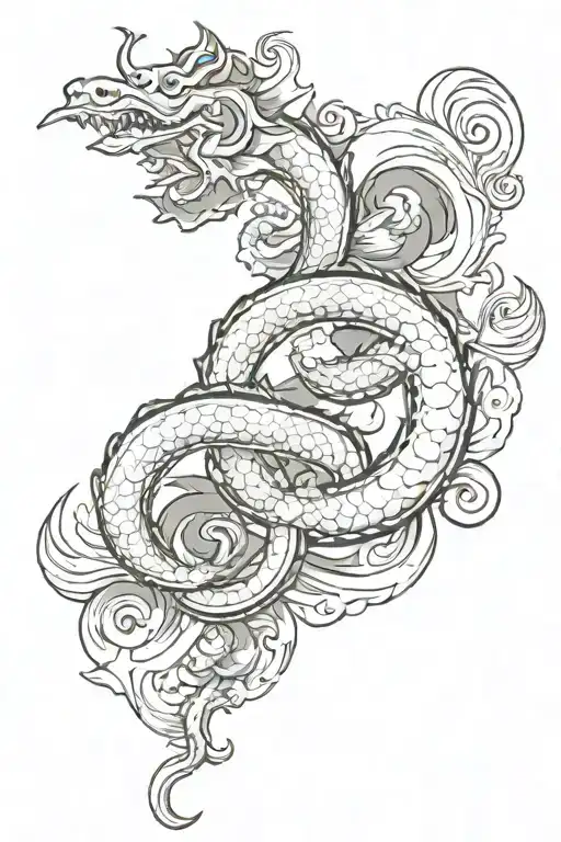 om sign, dragon ball z clouds forming the shape, lotus flower, strength symbol, eternity tattoo design idea