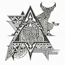 scratch the mantle tattoo design idea