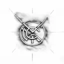 Real Madrid  tattoo design idea