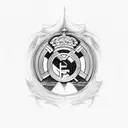 Real Madrid  tattoo design idea