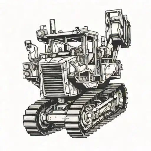 killdozer tattoo design idea