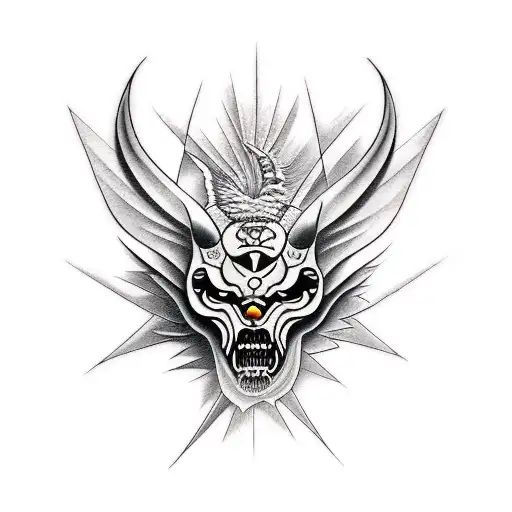 lucifer tattoo design idea