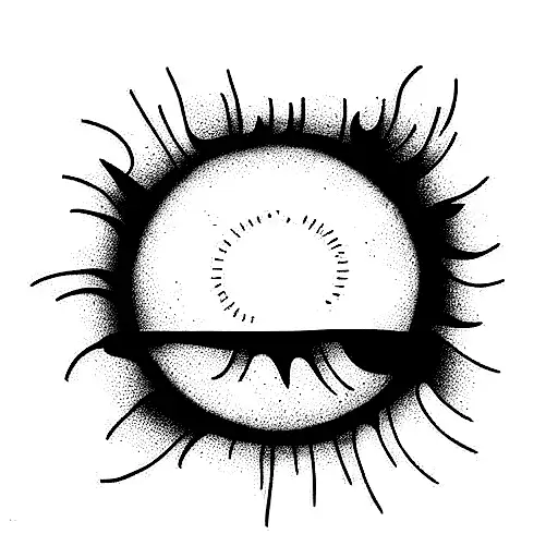 argentina sun tattoo design idea