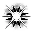 argentina flag sun tattoo design idea