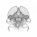 argentina sun tattoo design idea